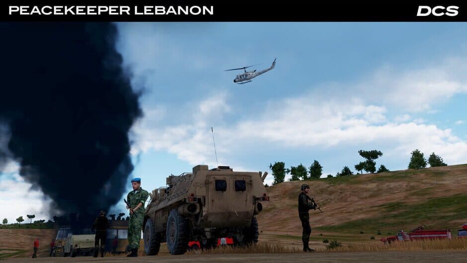 Скриншот 8 из DCS World: UH-1H Peacekeeper Lebanon Campaign by Flying Cyking