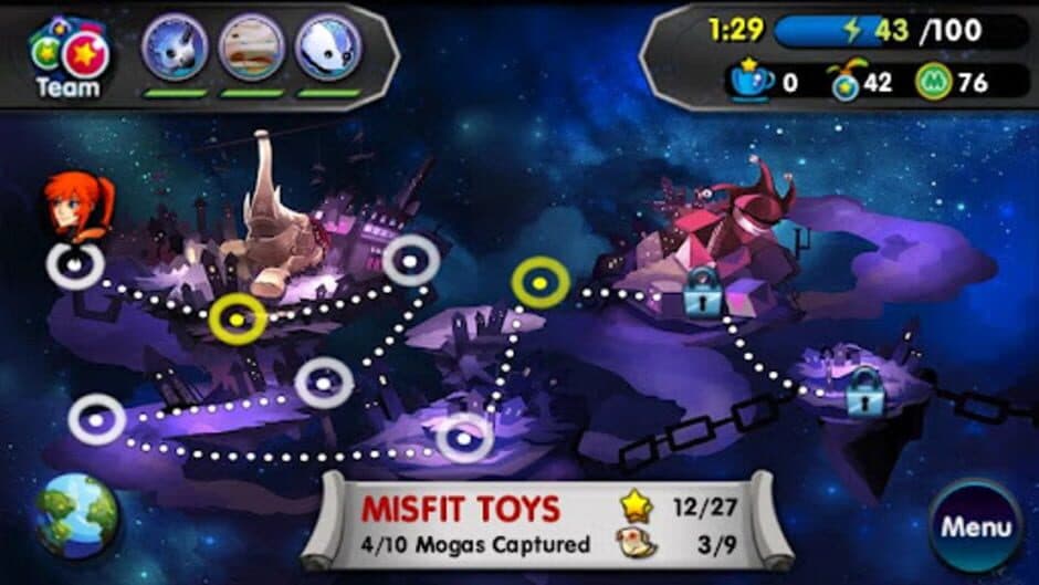 Скриншот 1 из Monster Galaxy: Exile