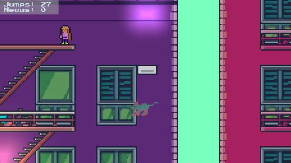 Скриншот 2 из Rooftop Rascal: The Glitch Cat