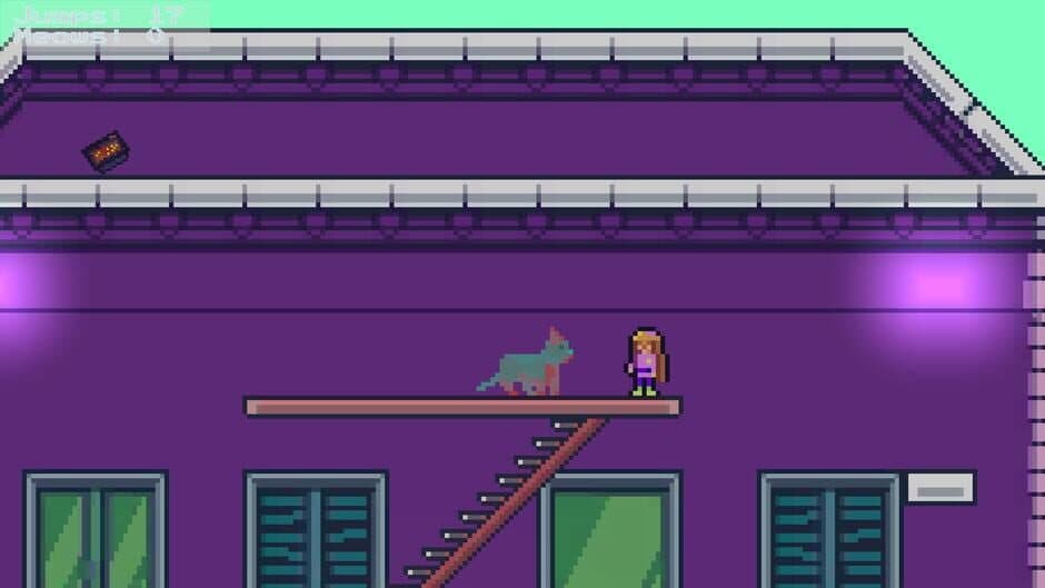 Скриншот 4 из Rooftop Rascal: The Glitch Cat