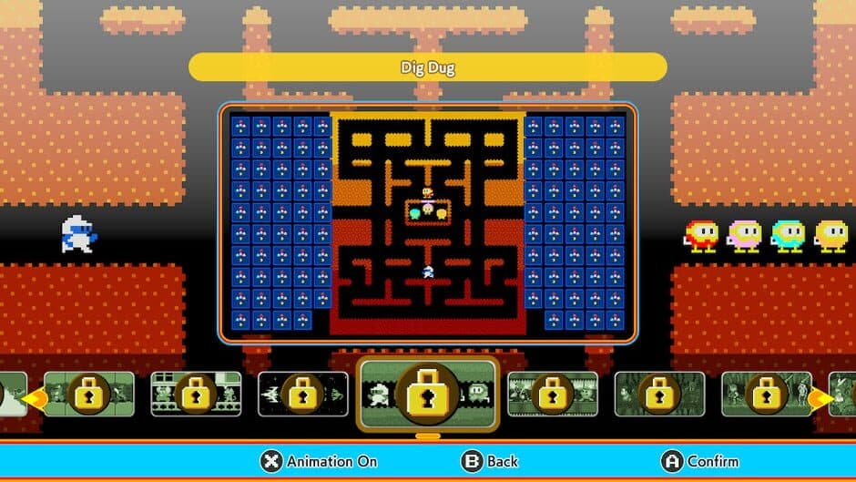 Скриншот 1 из Pac-Man 99: Dig Dug