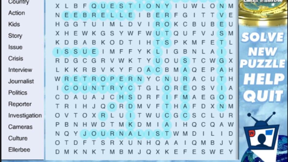 Скриншот 1 из Nick News with Linda Ellerbee Word Search