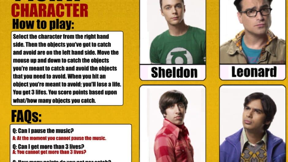 Скриншот 2 из The Big Bang Theory Game
