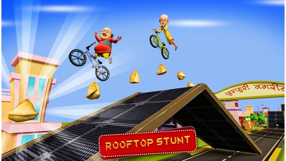Скриншот 1 из Motu Patlu Cycling Adventure