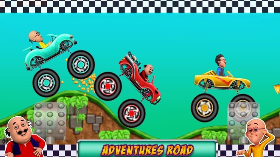 Скриншот 1 из Motu Patlu Car Game 2