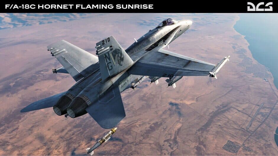Скриншот 8 из DCS World: F/A-18C Flaming Sunrise Campaign by Sandman Simulations