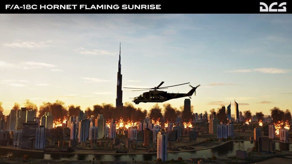 Скриншот 9 из DCS World: F/A-18C Flaming Sunrise Campaign by Sandman Simulations