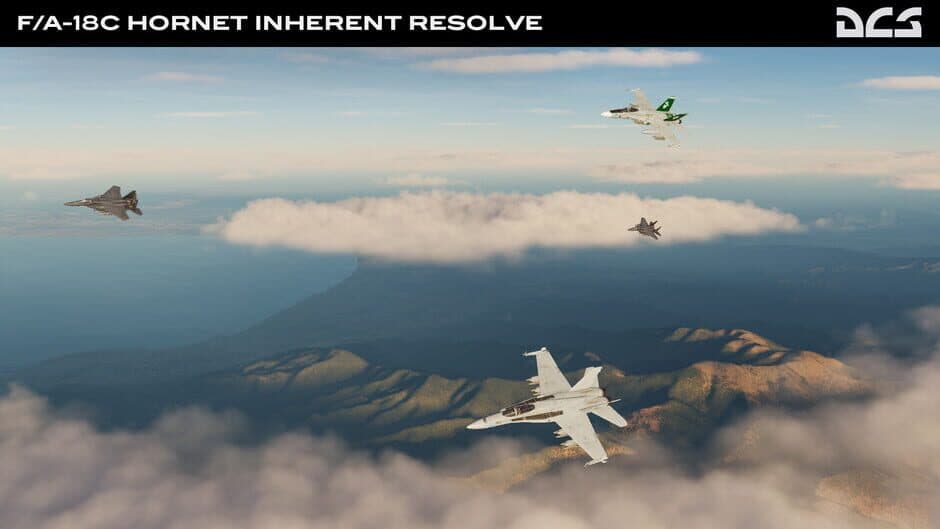 Скриншот 1 из DCS World: F/A-18C Inherent Resolve Campaign by Looking Glass