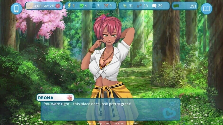 Скриншот 2 из Love and Sex: Second Base - For A Fistful Of Waifu