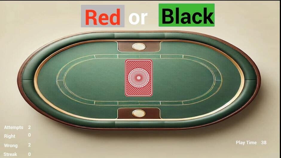 Скриншот 1 из Card Guesser: Red or Black