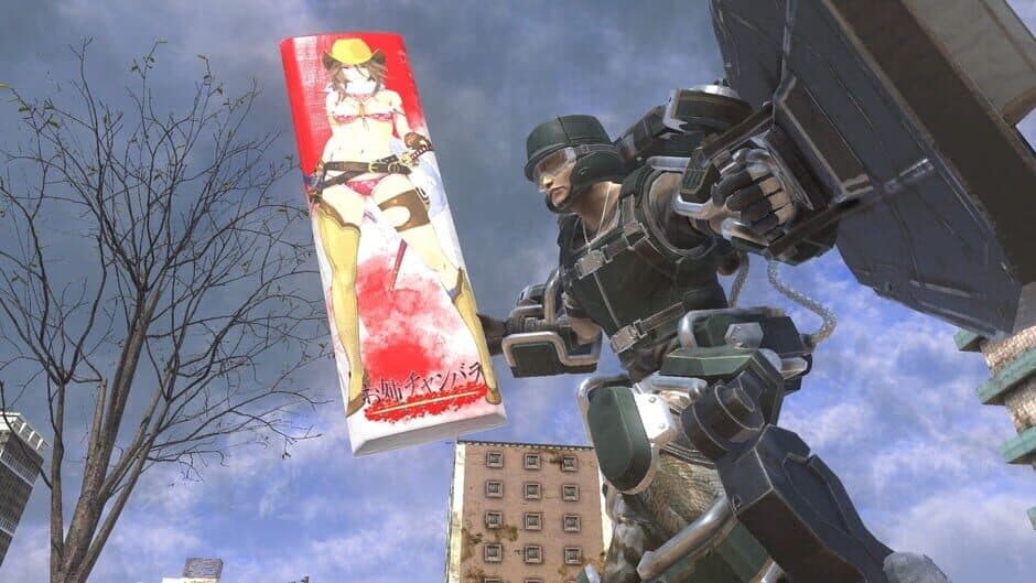 Скриншот 3 из Earth Defense Force 6: Fencer Weapons - 'OneeChanbara Origin' illustrated 'Disguised Body Pillow'.
