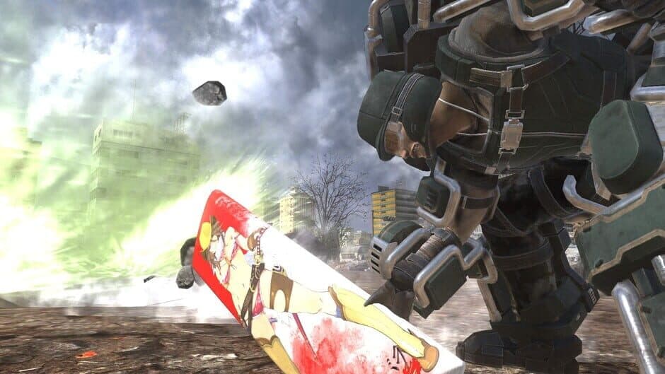 Скриншот 2 из Earth Defense Force 6: Fencer Weapons - 'OneeChanbara Origin' illustrated 'Disguised Body Pillow'.