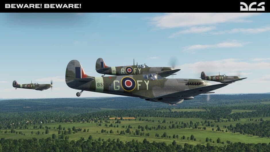 Скриншот 9 из DCS World: Spitfire Beware! Beware! Campaign by Reflected Simulations