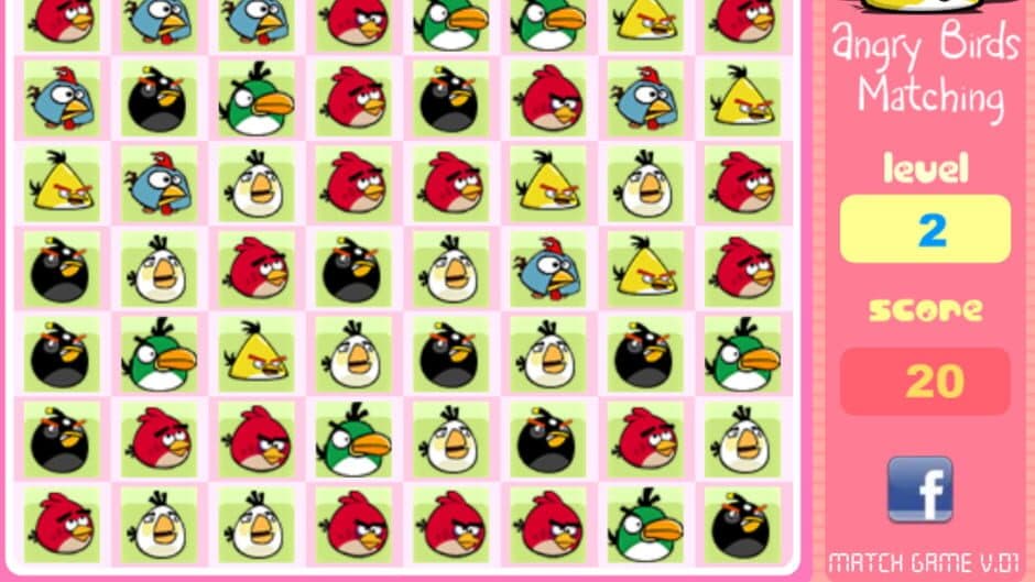 Скриншот 1 из Angry Birds Matching