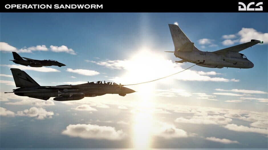 Скриншот 1 из DCS World: F-14B Operation Sandworm Campaign by Sandman Simulations