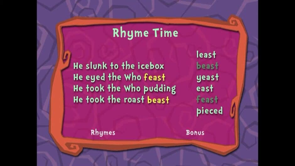 Скриншот 1 из Dr. Seuss' How the Grinch Stole Christmas: Collector's Edition - Rhyme Time