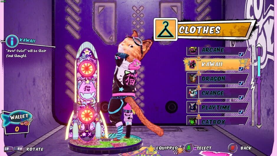 Скриншот 5 из Gori: Cuddly Carnage - Neon Neko Triple Skin Pack