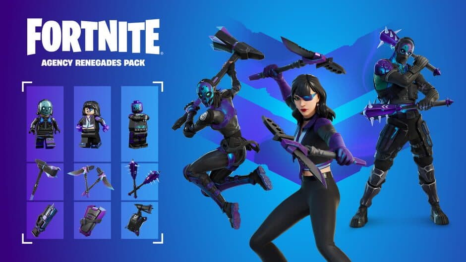 Скриншот 1 из Fortnite: Agency Renegades Pack