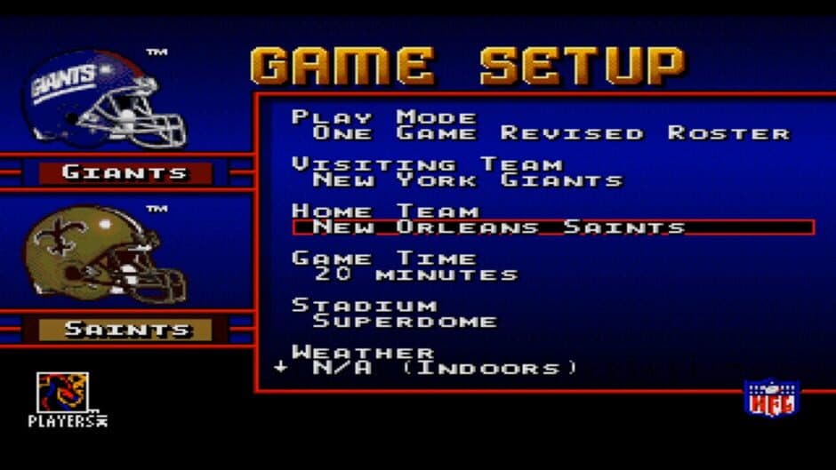 Скриншот 2 из Sega Sports NFL 98