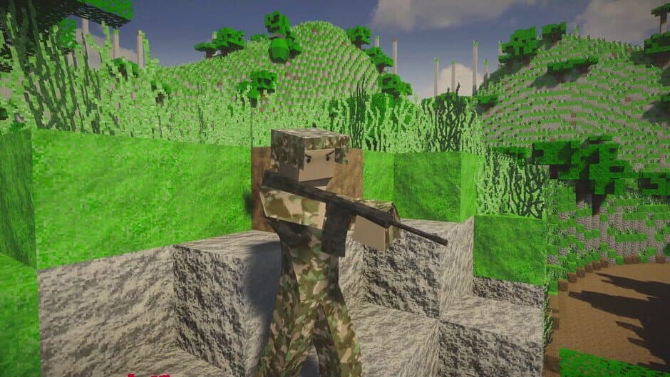 Скриншот 1 из Guns, Blocks, and Steel