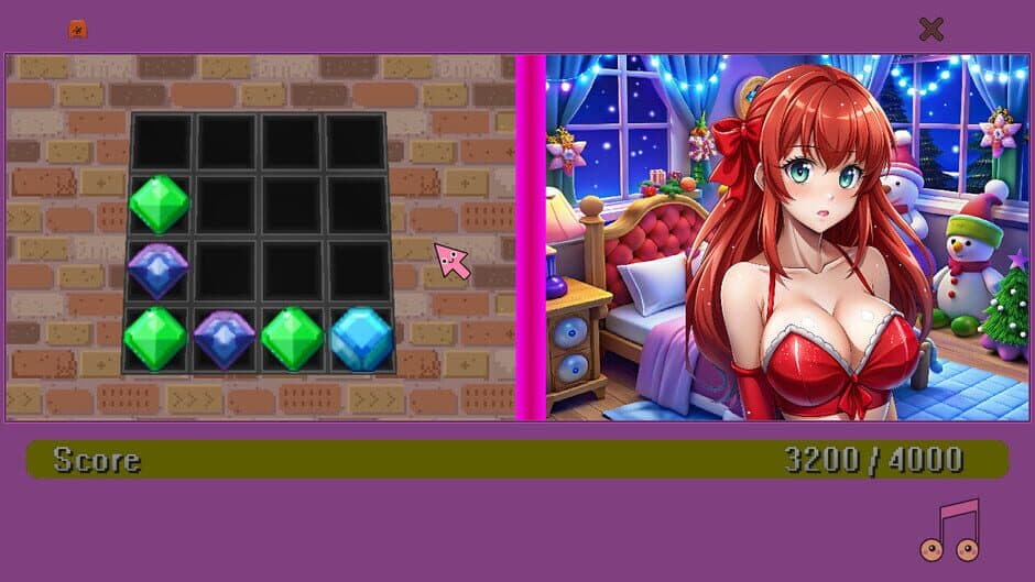 Скриншот 2 из Waifu Simulator: Christmas Edition