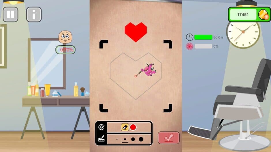 Скриншот 2 из Tattoo Studio Simulator