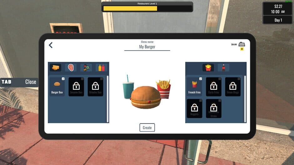 Скриншот 1 из Restaurant Owner: A Restaurant Simulator