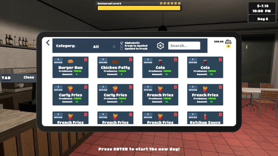Скриншот 3 из Restaurant Owner: A Restaurant Simulator