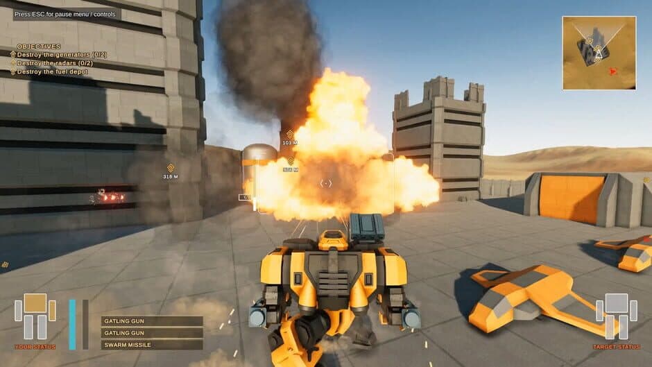 Скриншот 2 из Robot Fury: Mech Combat Simulator