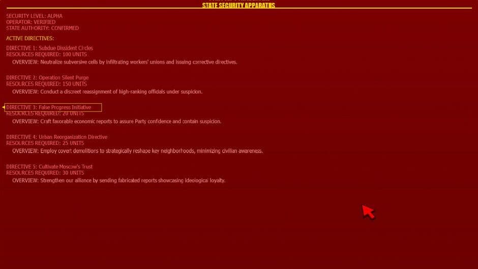 Скриншот 2 из Politburo Simulator