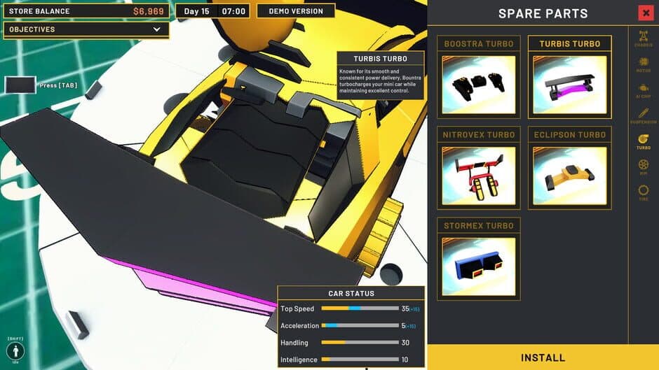 Скриншот 3 из Mini Racer Car Shop Simulator
