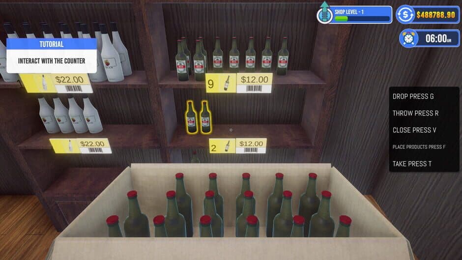 Скриншот 5 из Liquor and Wine Shop Simulator: Store Simulator