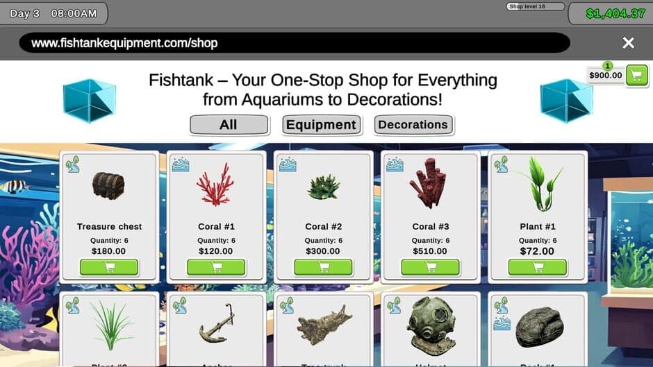 Скриншот 2 из Fish Shop Simulator