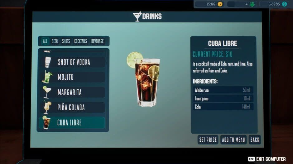 Скриншот 7 из Dream Bar Simulator