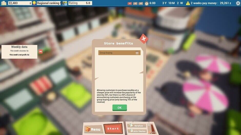 Скриншот 2 из City Noodle Shop Simulator