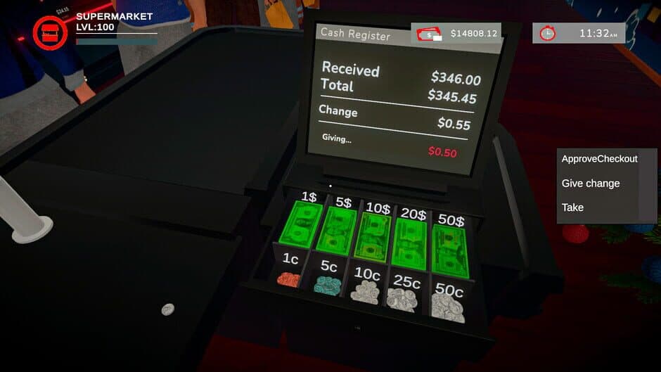 Скриншот 3 из Christmas Store: Santa's Supermarket Simulator