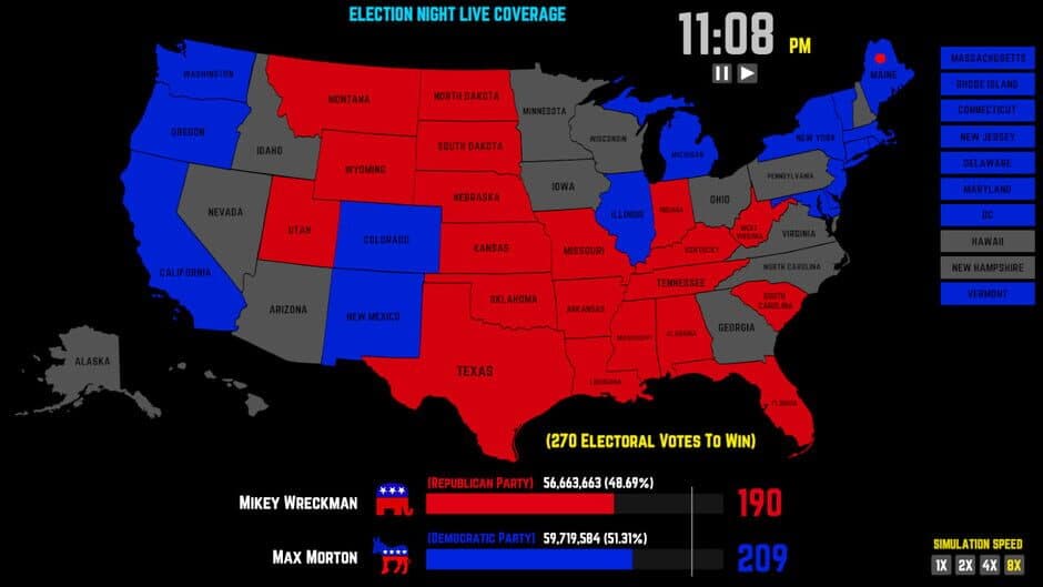 Скриншот 7 из American Election Simulator