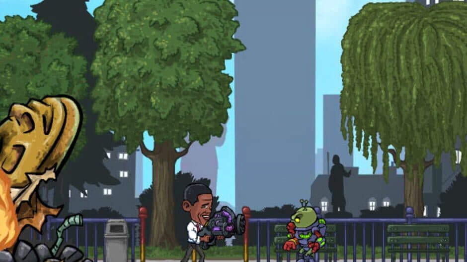 Скриншот 1 из Obama Alien Defense