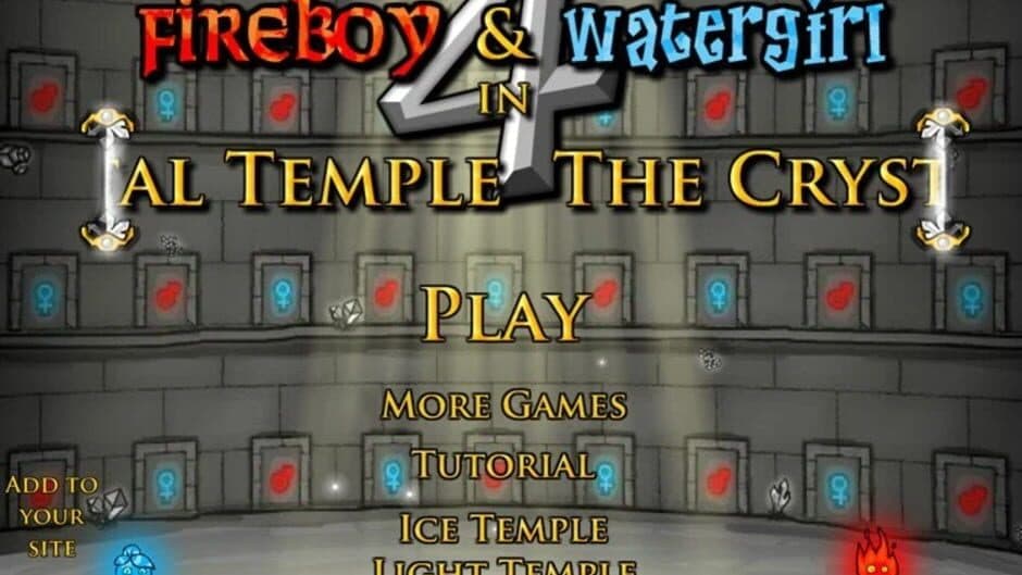 Скриншот 1 из Fireboy and Watergirl: The Crystal Temple
