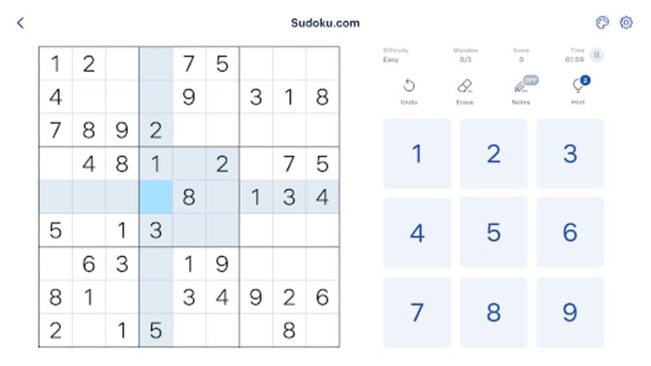 Скриншот 1 из Sudoku.com