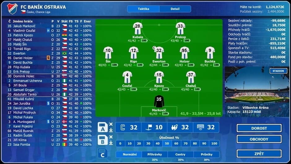 Скриншот 4 из Czech Soccer Manager 2025