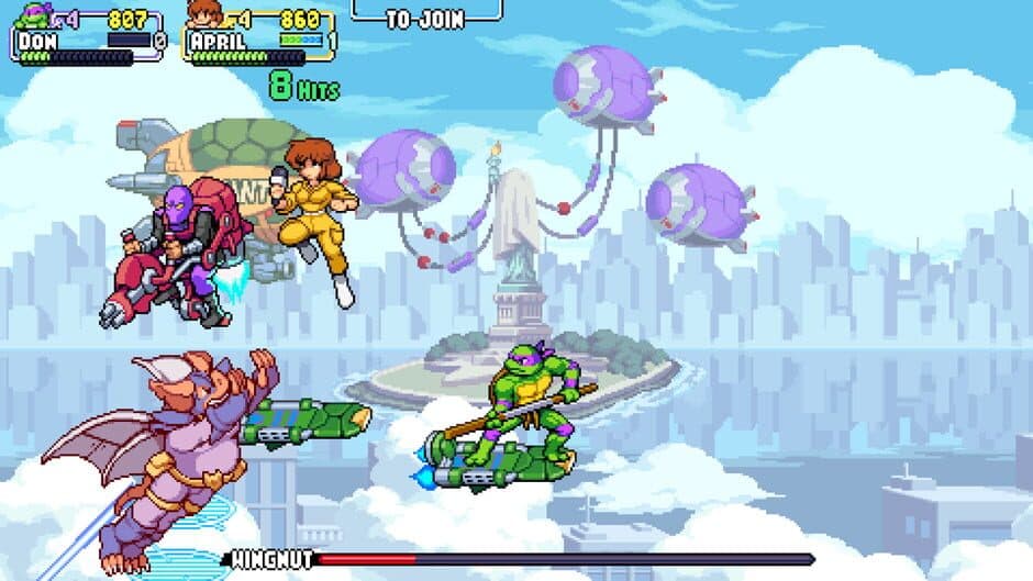 Скриншот 2 из Teenage Mutant Ninja Turtles: Shredder's Revenge - Anniversary Edition