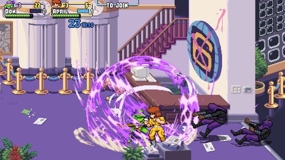 Скриншот 1 из Teenage Mutant Ninja Turtles: Shredder's Revenge - Dimension Shellshock Bundle