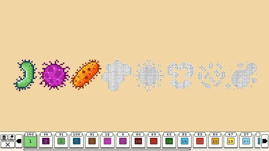 Скриншот 2 из Coloring Pixels: Microscopic Pack