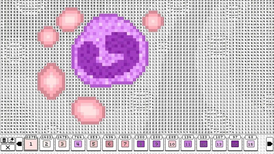 Скриншот 4 из Coloring Pixels: Microscopic Pack