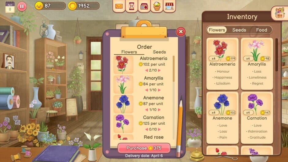 Скриншот 1 из Hanako's flower shop
