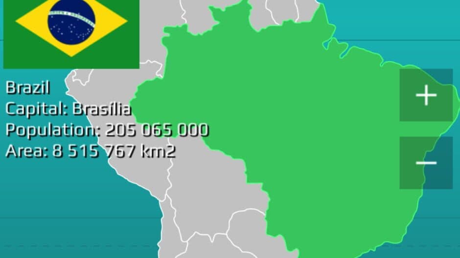 Скриншот 1 из World Map Quiz