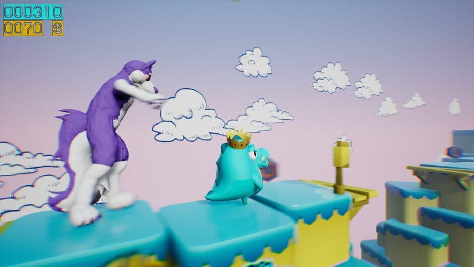Скриншот 3 из Dino Running from a Furry: Gamesforfarm
