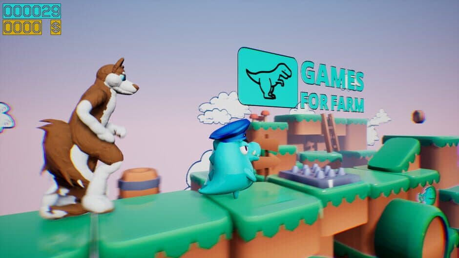 Скриншот 5 из Dino Running from a Furry: Gamesforfarm