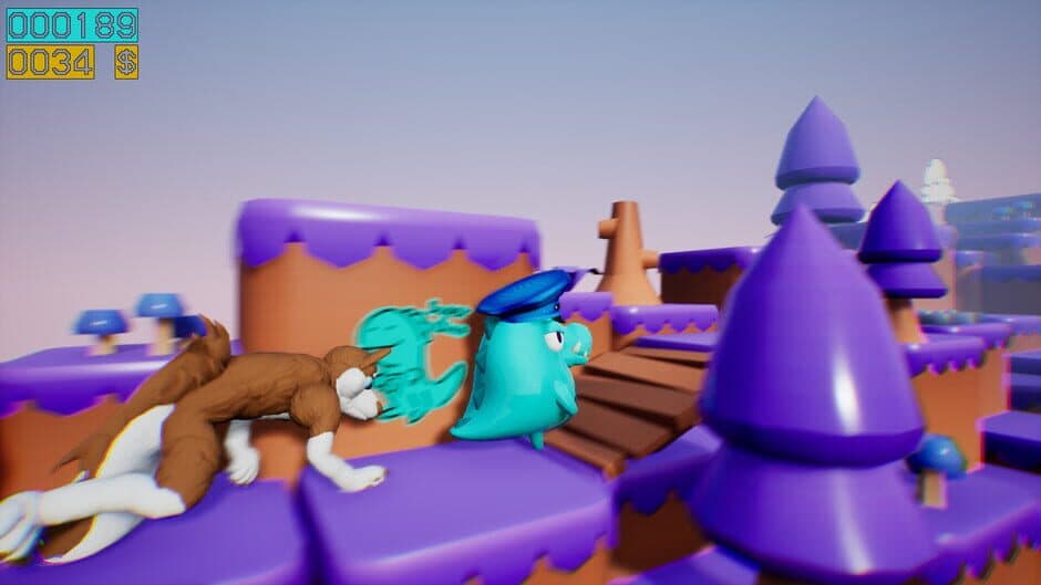 Скриншот 8 из Dino Running from a Furry: Gamesforfarm